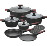 Klausberg KB-7831 sada 12 ks titanových hrnců