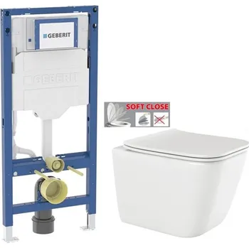 GEBERIT Duofix bez tlačítka + WC INVENA PAROS + SEDÁTKO 111.300.00.6 RO1