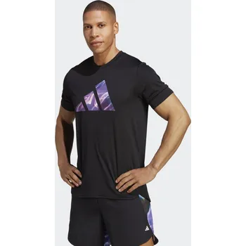 ADIDAS Tričko Designed for Movement HIIT Training XS RŮŽOVÁ|ČERNÁ