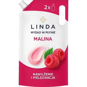 Mýdlo LINDA Tekuté mýdlo MALINA hydratace a péče náhradní náplň 1 litr 144