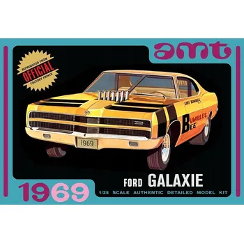 autíčko Model Plastový - Auto 1:25 1969 Ford Galaxie Hardtop - AMT1373