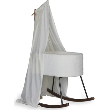 Příslušenství pro dětskou postel a kolébku Quax závoj na dřevěný stojan - máslový