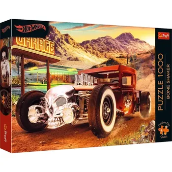 Puzzle Puzzle 1000 dílků premium plus hot wheels: bone shaker trefl