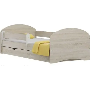 Dětská postel Postel Nela N20S 180/90 cm + matrace + šuplík - jesion