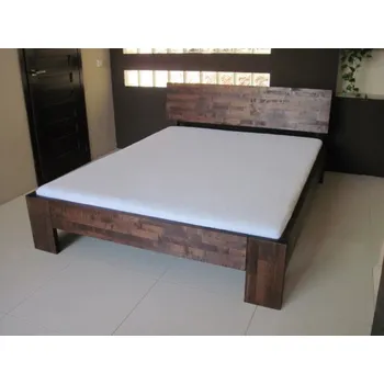 Ložnice Postel LK2 120x200 cm - bukový masiv o síle 4 cm + rošt ZDARMA