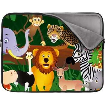 pouzdro na notebook Sablio Obal na notebook Zvířátka - 17"