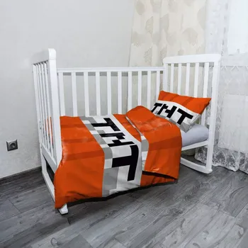 Povlečení Sablio Mikroplyšové dětské povlečení do postýlky TNT - 100x135 / 40x60