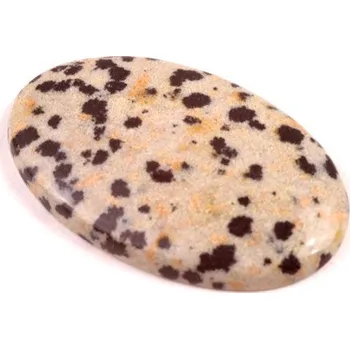 Přírodní kámen Kabošon Dalmatin Jaspis č.7424 (33x21x5mm)