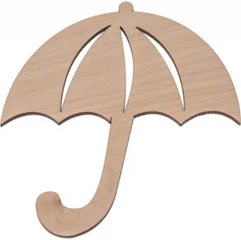 Dárková krabička Dětská dřevěná dekorace - Deštník