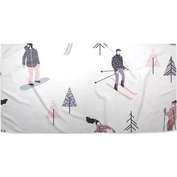 Osuška Sablio Ručník Lyžaři - 30x50 cm