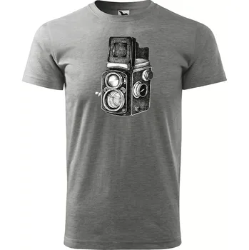 Sablio Tričko s potiskem Momentka věčnosti - šedé 3XL