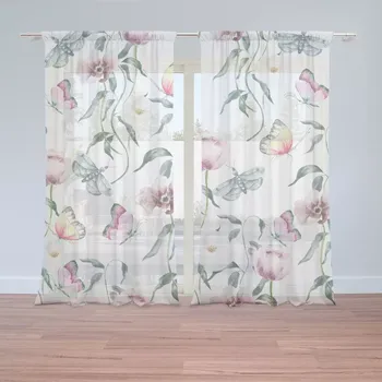 Záclona Sablio Záclony Letní zahrada: 2ks 150x250cm