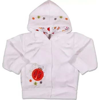 Kojenecké oblečení Semišová mikina s kapucí pro miminko 86 (12–18 měsíců)