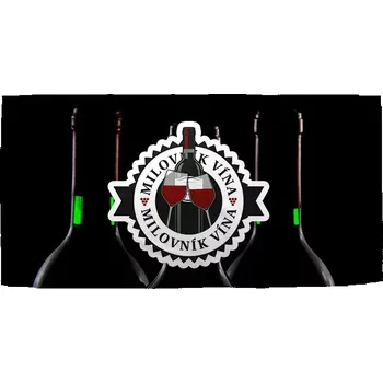 Sablio Ručník Milovník vína - 70x140 cm