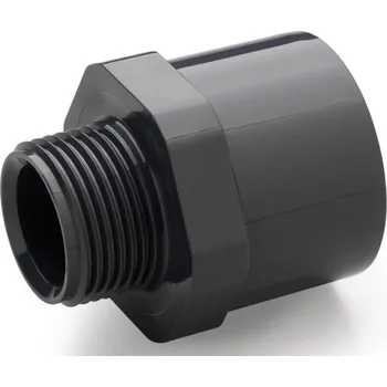 Vodovodní potrubí Nipl přechodový tlakový PVC-U Plimat, d125 - 110 x 3˝, 2x lepení x vnější závit