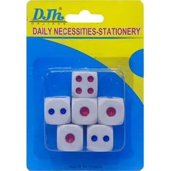 PKstar Hrací kostky 1,8 cm 6 ks 595737