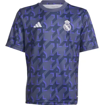 ADIDAS Předzápasový dres Real Madrid Kids 7 LET MODRÁ