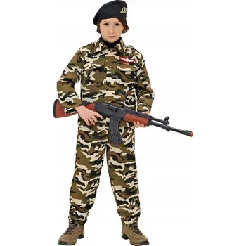 Karnevalový kostým Kostým vojáka Vojenský převlek Armáda Uniforma 128