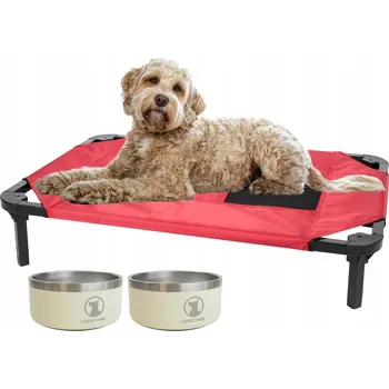 Pelíšek pro psa Lucky Dog pelíšek pro psa červený 89 cm x 57 cm