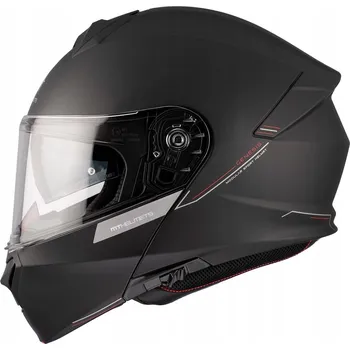 Helma na motorku Výklopná helma MT Helmets Genesis SV Solid Matt Black, velikost XS