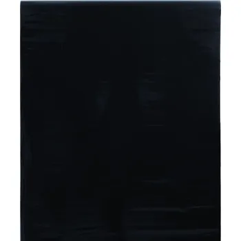 Stavební fólie Okenní fólie statická matná černá 90 x 500 cm PVC Černý155835