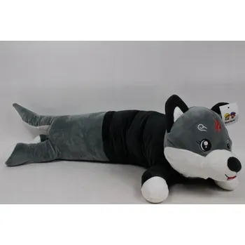 plyšák Plyšový pes Husky 90 cm polštář
