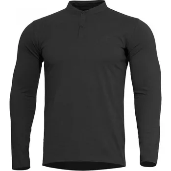 Pánské tričko Pentagon Triko ROMEO 2.0 Henley Pentagon® Barva: Černá, Velikost: L