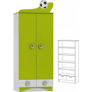 Dětská skříň Skříň N25 - Fotbal