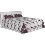 BLANÁŘ Čalouněná postel s úložným prostorem Monaco, 180x200, bílá