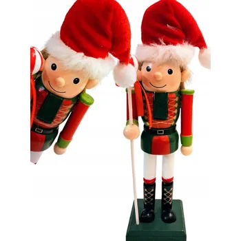 Obraz LOUSKÁČEK 25 cm VÁNOČNÍ DŘEVĚNÝ NA PODSTAVCI CARDSPLITTER 170