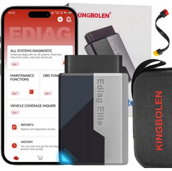 Autodiagnostika Diagnostický tester Kingbolen Ediag Elite, OBD konektor, dotykový displej
