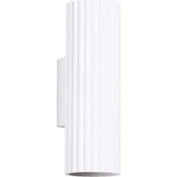 Nástěnné svítidlo Nástěnné svítidlo Karbon, 1x bílé kovové stínítko, (20 cm)