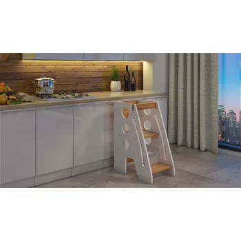 Dětský pokoj Naučná věž pro děti Helper new bílá-sosna