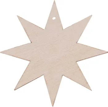 Vánoční dekorace Vánoční dřevěná dekorace - Hvězda