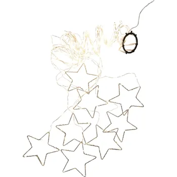 Vánoční dekorace STAR TRADING Dew Drop Světelný LED řetěz na vánoční stromeček délka 2 m průhledná