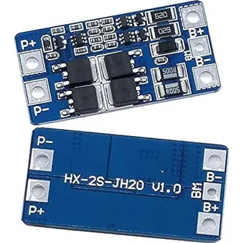 Ochranný obvod a balancér pro 2 Li-Ion články 18650 proud do 10A