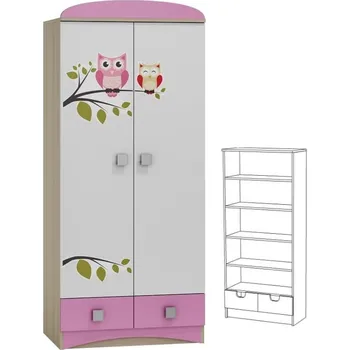 Dětská skříň Skříň N25 - Sova