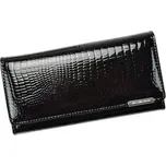 Černá kožená lesklá peněženka Jennifer Jones 5289-2