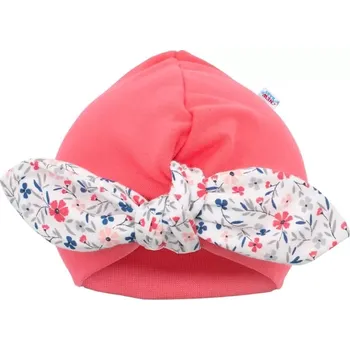 Kojenecká čepice Dívčí turbanová čepička New Baby For Girls, velikost 74 (6–9 měsíců)