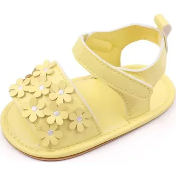 Capáčky Sandálky 0-6 měsíců / BHX3195-1 / žlutá