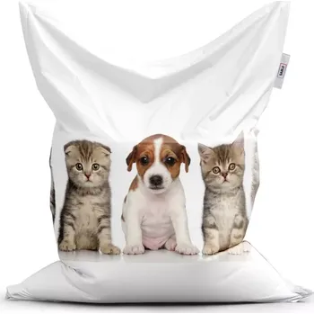 Sedací pytel Sablio Sedací vak Classic Mláďátka - 200x140 cm