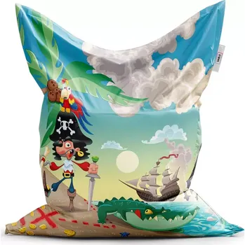 Sedací pytel Sablio Sedací vak Classic Pirát - 200x140 cm