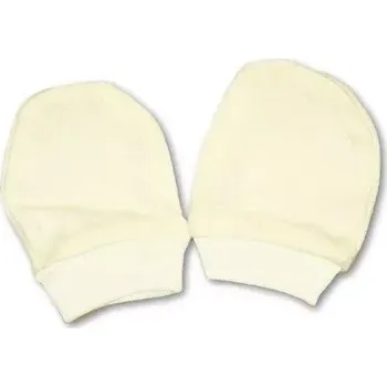 Rukavice Bavlněné rukavičky pro novorozence s manžetou (0–6 m)