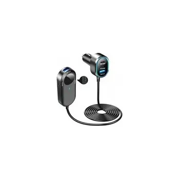 WG - Autonabíječka rozbočovač / 100W / 6 USB ports / 2x USB-A + 4x USB-C / s prodloužením