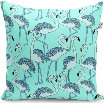 Polštář Sablio Polštář Plameňáci - 40x40 cm