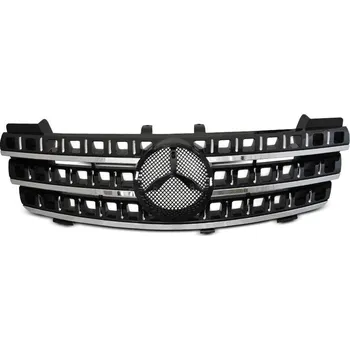 Nárazník Přední maska, Mercedes W164, M-Class, 2005-2008, Chrome-Black (73.GRME28)