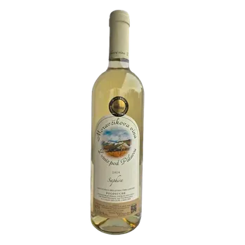 Víno Saphira výběr z hroznů 2024 polosuché (Bílé polosuché víno)