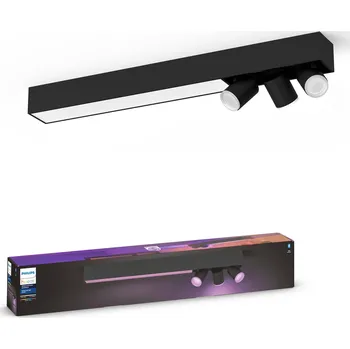 Svítidlo Stropní světlo Philips Hue White and Color Ambiance Centris 3L Ceiling Černá 50609/30/P7