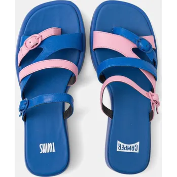 Dámské pantofle Kožené pantofle Camper TWS dámské, modrá barva, K201602-002 K201602.002 55X, EUR 37