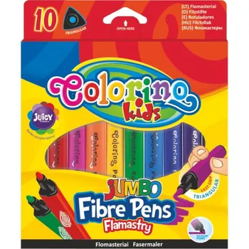 Colorino popisovače Colorino trojhranné silné 10ks 475374